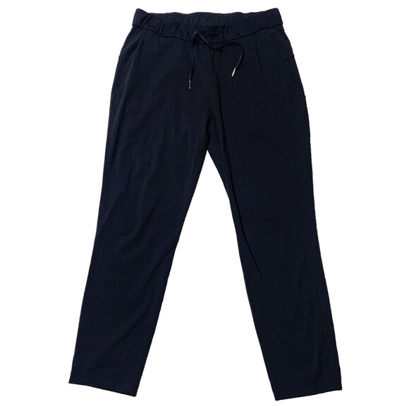 Lululemon On The Fly Pant Womens Size 8 Black 27" Full On Luxtreme Athleisure - Picture 1 of 10